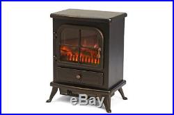 Igenix IG9430 Freestanding Electric Stove Fireplace Heater, Log Wood Burning