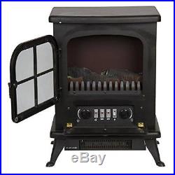 Igenix IG9430 Freestanding Electric Stove Fireplace Heater, Log Wood Burning
