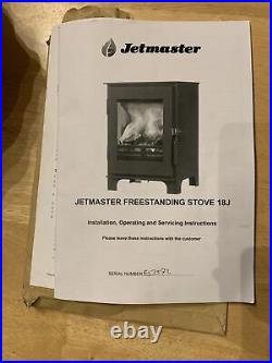 Jetmaster Wood Burning Stove (smokeless Zone Approved) 5kw Clean Glass 18J