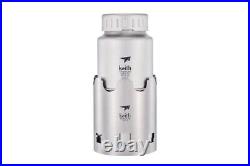 Keith Titanium Ti3070 Nesting Camp Set Plastic-Free Bottle, Mug & Wood Stove Keith Titanium Ti3070 Nesting Camp Set Plastic-Free Bottle, Mug & Wood Stove