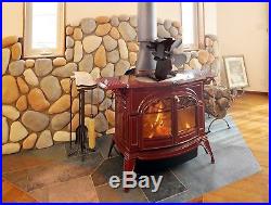 Kenley Heat Powered Fan for Wood Burning Stove Eco Friendly Thermal Activated