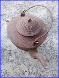 Kettle for wood burning stove antique And Heavy