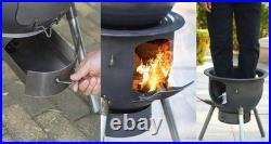 LITAITAI Wood Burning Stove, Heavy-Duty Rocket Stove, Windproof Stove(43cm/16.9in)