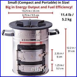 Light Me Bright Wood Burning Stove Portable Stove Outdoor Wood Stove Rocket