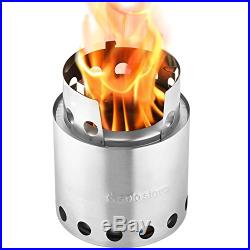 Lightweight & Compact Lite Wood Burning Backpacking Stove for Outdoor