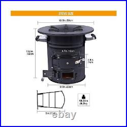 Lineslife Rocket Stove Wood Burning Portable for Backpacking, Charcoal Campin