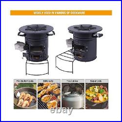 Lineslife Rocket Stove Wood Burning Portable for Backpacking, Charcoal Campin