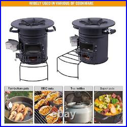 Lineslife Rocket Stove Wood Burning Portable for Backpacking, Charcoal Camping S