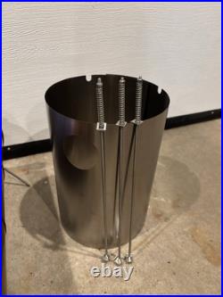 LiteOutdoors large and small titanium stove and chimney