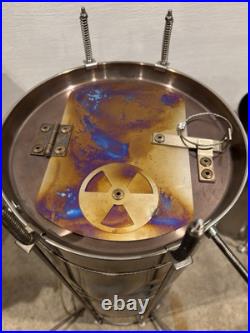 LiteOutdoors large and small titanium stove and chimney