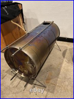LiteOutdoors large and small titanium stove and chimney
