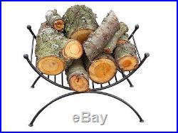Log Basket Log Holder Log Rack Metal Wood Burning Stove Holder Fire Place Tidy