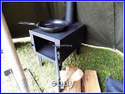 MILTEC Outdoor Camping Hunting BUSHCRAFT Complete TENT STOVE M Size (New)