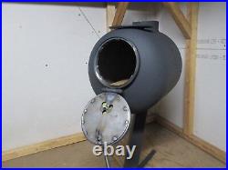 MINI SMALL WOOD STOVE knee high (free shipping west of colorado. East add $50)