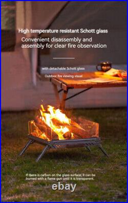 MOBI GARDEN Burning Fire Platform Outdoor Camping Stove Firewood Bonfire Rack