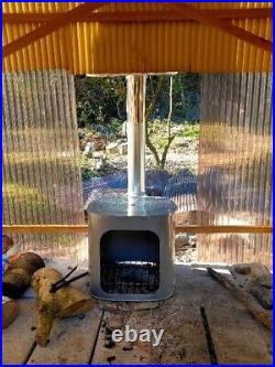 Made in Japan Honma Square Kamado Cooking Stove Wood Stove Wood Fireplace