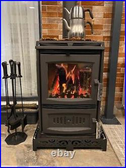 Metal wood stove, wood burning fireplace, for patio, tiny house, cabin