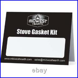 Midwest Hearth Wood Stove Replacement Gasket Kit for Woodburning Stoves