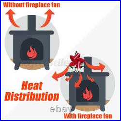 Mini Eco Friendly Stove Top Fan Fireplace Heat Powered Wood Log Burning Burner