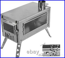 Mini Portable Wood Burning Stove for Ice Fishing, Camping & Winter Adventures Mini Portable Wood Burning Stove for Ice Fishing, Camping & Winter Adventures