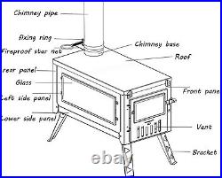 Mini Portable Wood Burning Stove for Ice Fishing, Camping & Winter Adventures Mini Portable Wood Burning Stove for Ice Fishing, Camping & Winter Adventures