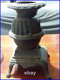 Miniature Cast Iron Wood Burning Stove 8 inches tall