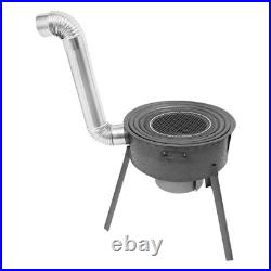Multi-function Wood Burning Stove Portable Charcoal Camping Cooker for Outdoor