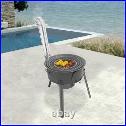 Multifunction Wood Burning Stove, Portable Charcoal Stove, Camping Stove
