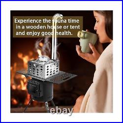Multifunctional Enamel Wood Burning Stove, Portable Wood Stove Tent Heaters