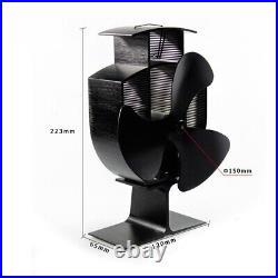 Multifunctional Heat Eco Stove Fan and USB Mini Fan for Wood Burning 6 150mm
