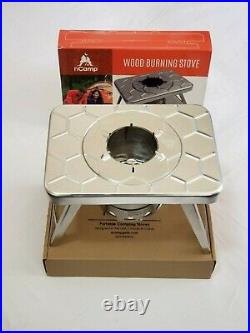 NCamp Portable Stainless Steel Wood Burning Outdoor Camping Stove