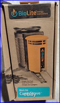 NEW Biolite Wood Burning Campstove USB Charge Camp Cook System
