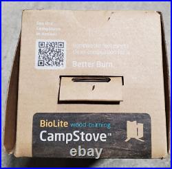 NEW Biolite Wood Burning Campstove USB Charge Camp Cook System