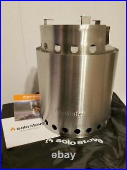 NEW Solo Stove CAMPFIRE & LITE Compact Wood Burning Camp Stoves Stainless Steel