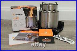 NEW Solo Stove CAMPFIRE & LITE Compact Wood Burning Stainless Steel Bundle