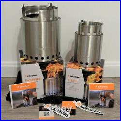 NEW Solo Stove CAMPFIRE & TITAN Bundle Compact Wood Burning Camp Stoves