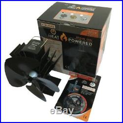 New 2019 Model Eco Stove Fan Log Burner Fan And Thermometer / Eco Friendly