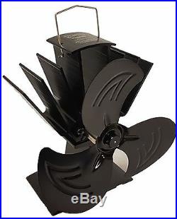New 2020 mini 3 blade heat powered stove fan log burner wood burning stove fan