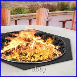 New 21'' Stainless Steel Smokeless Fire Pit Wood Burning Outdoor Stove With Glove