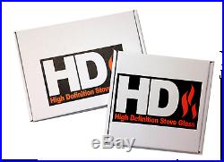 New Clearview Replacement HD Woodburning/Multifuel Stove Glass All Models