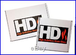New Dru Replacement HD Woodburning/Multifuel Stove Glass All Models