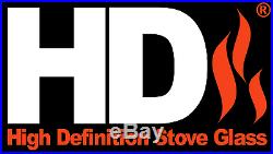 New Dunsley Replacement HD Woodburning/Multifuel Stove Glass All Models