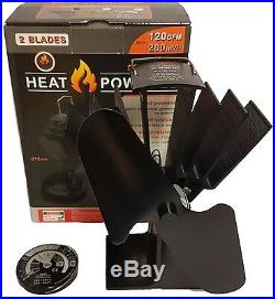 New Ecoflow2019 2 blade heat powered stove fan log burner wood burning stove fan