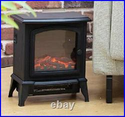New Stove Garden Heater Burner Wood Burning Effect Electric Fireplace 2000 W