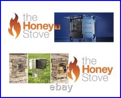 New The honey stove Portable Stainless Steel camping Wood Stove Burner UK made
