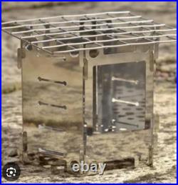 New The honey stove Portable Stainless Steel camping Wood Stove Burner UK made