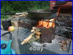 New The honey stove Portable Stainless Steel camping Wood Stove Burner UK made
