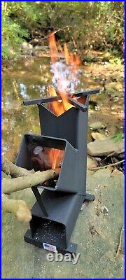 New new? 2way COMBUSTION? Rocket Stove wood burning portable Stove
