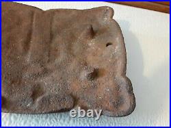 Old Round Oak Cast Iron Pot Belly Wood Burning Stove Front Cover Plate Part