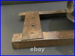 Old Vintage Hand Forged Rustic Iron Wood Burning Cooking Fire Pit Stove Chulha